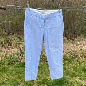 J. Crew Cropped Light Blue Pants